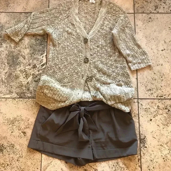 NUDE CARDIGAN S-M by BLU PEPPER - Picture 3 of 6